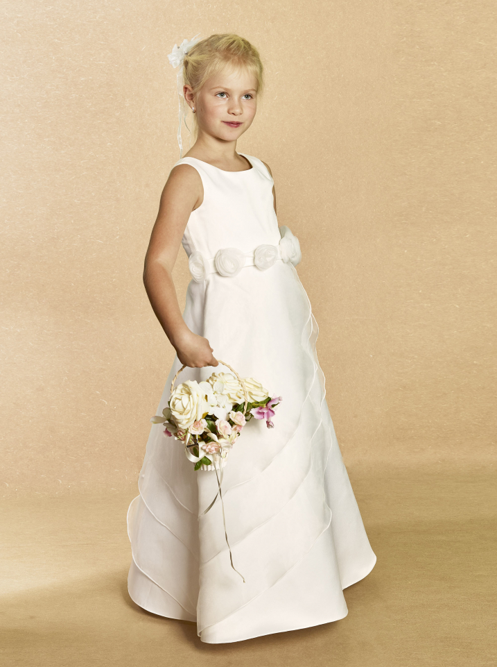 Emmerling Flower Girl Dress 91956 - Satin and tulle